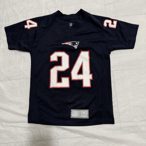 Youth New England NFL Jersey Darrelle Revis #24 Size Medium